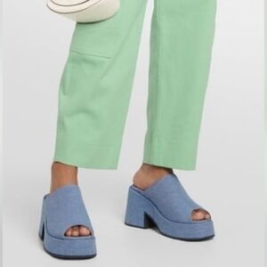 Ganni Denim Platform Mules Sz. 37